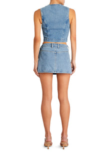 Womens | Kail Low Rise Mini Skirt | Flat Light