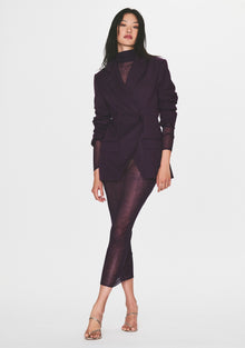 Womens | Cosmo Blazer | Eggplant