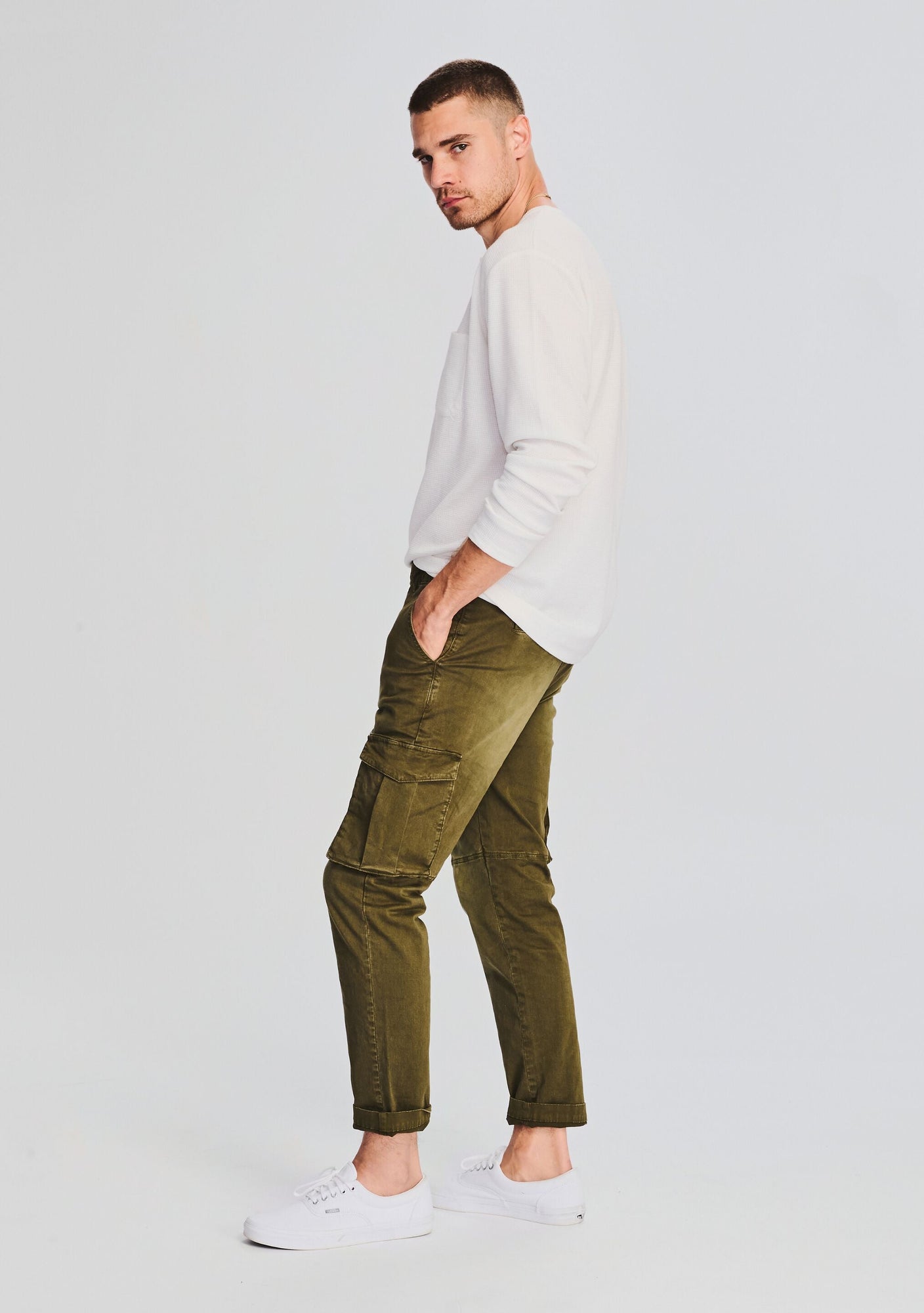 Mens | Jacob Pant | Vintage Army Green