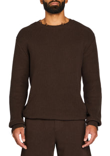 Mens | Dylan Knit Sweater | Ash Brown