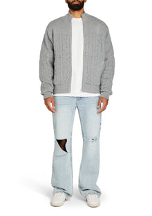 Unisex | Levi Knit Puffer | Heathered Grey