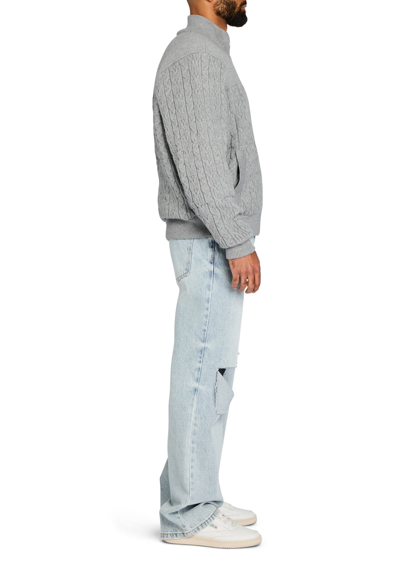 Unisex | Levi Knit Puffer | Heathered Grey