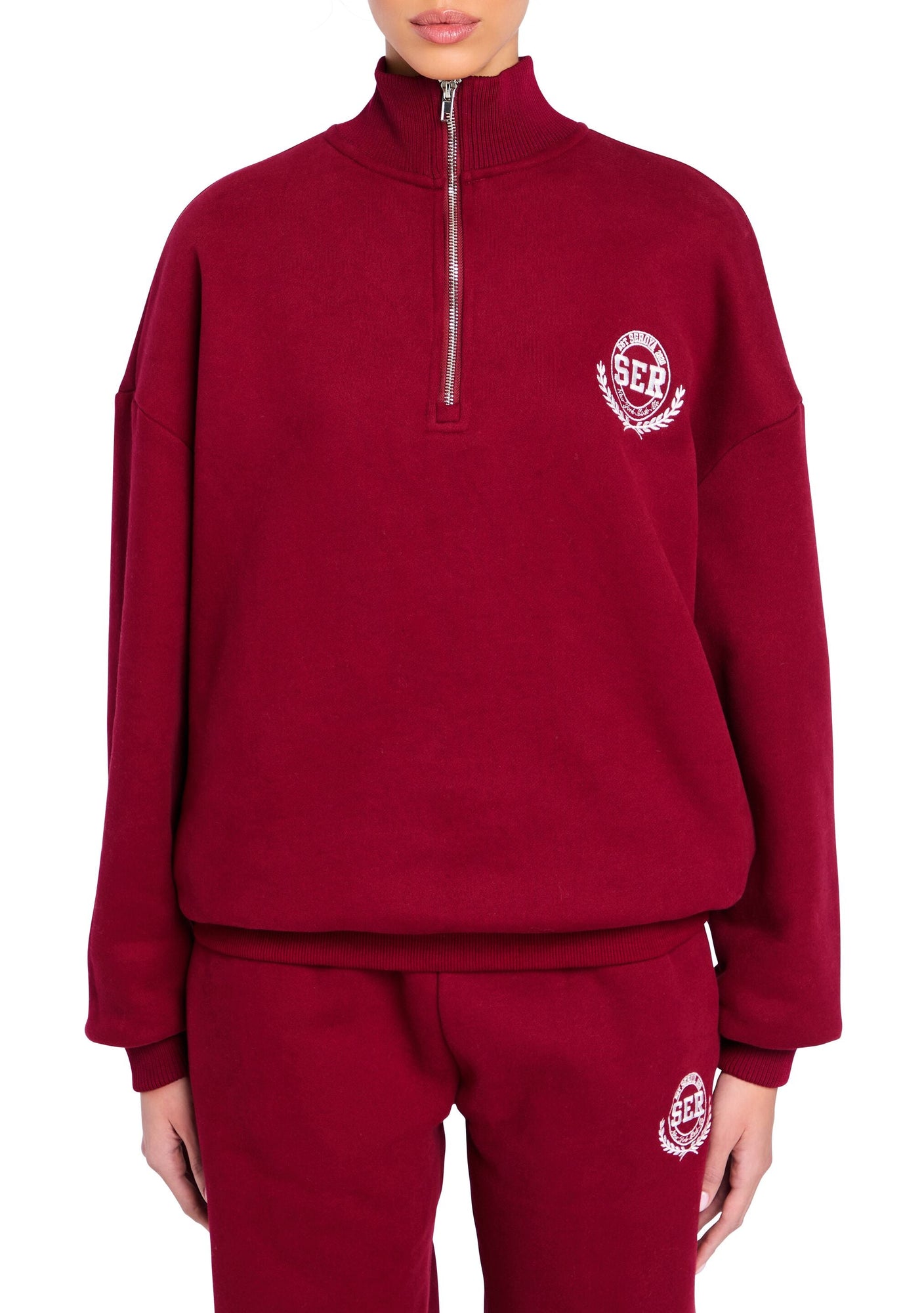 Womens | Asbury Sweatshirt | Ruby Red