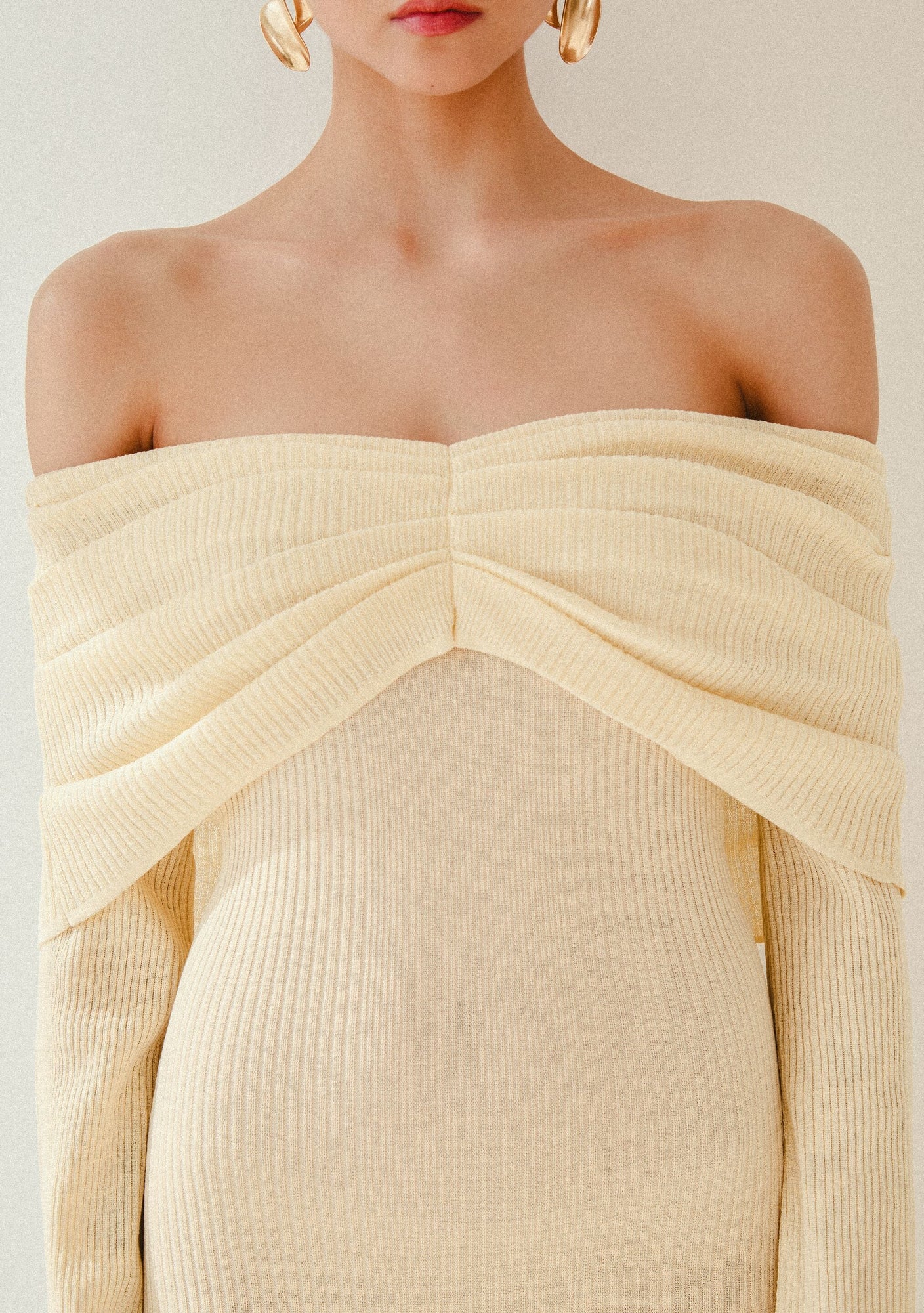 Women | Xen Knit Mini Dress | Pastel Yellow