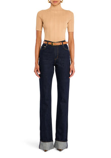 Womens | Ashton High Rise Slim Flare Jean | Rinse