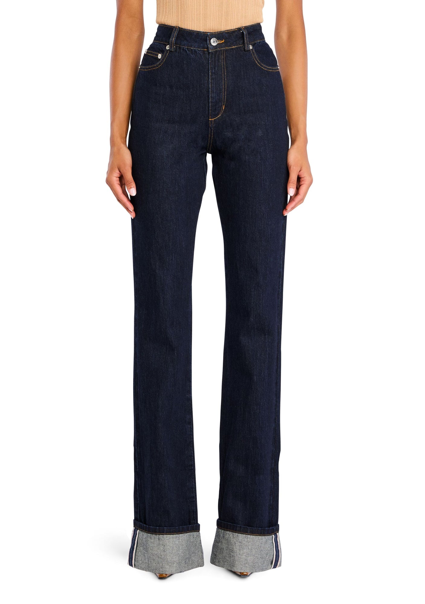 Womens | Ashton High Rise Slim Flare Jean | Rinse