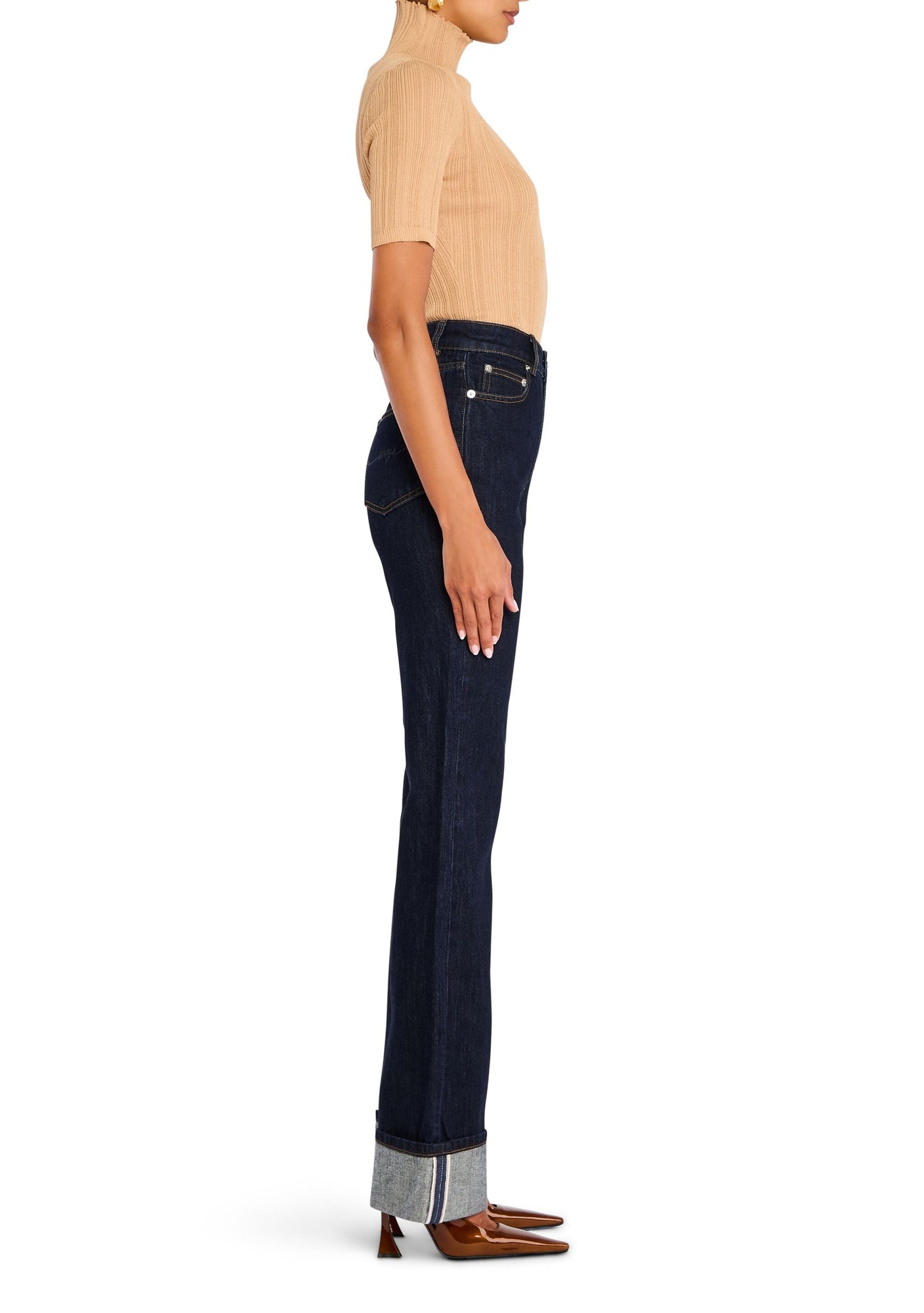 Womens | Ashton High Rise Slim Flare Jean | Rinse
