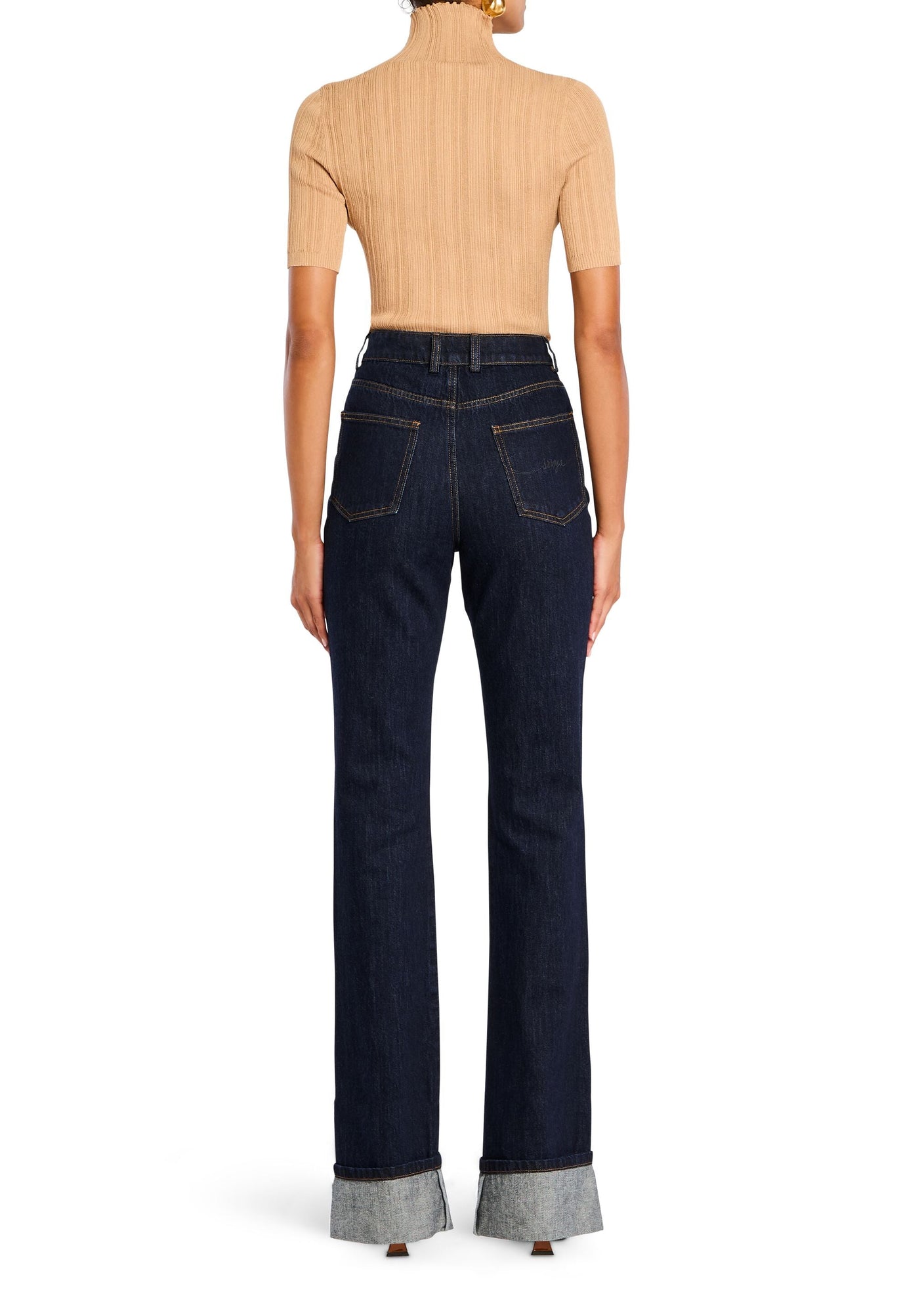Womens | Ashton High Rise Slim Flare Jean | Rinse