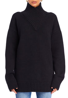 Womens | Dessa Chunky Knit Sweater | Black