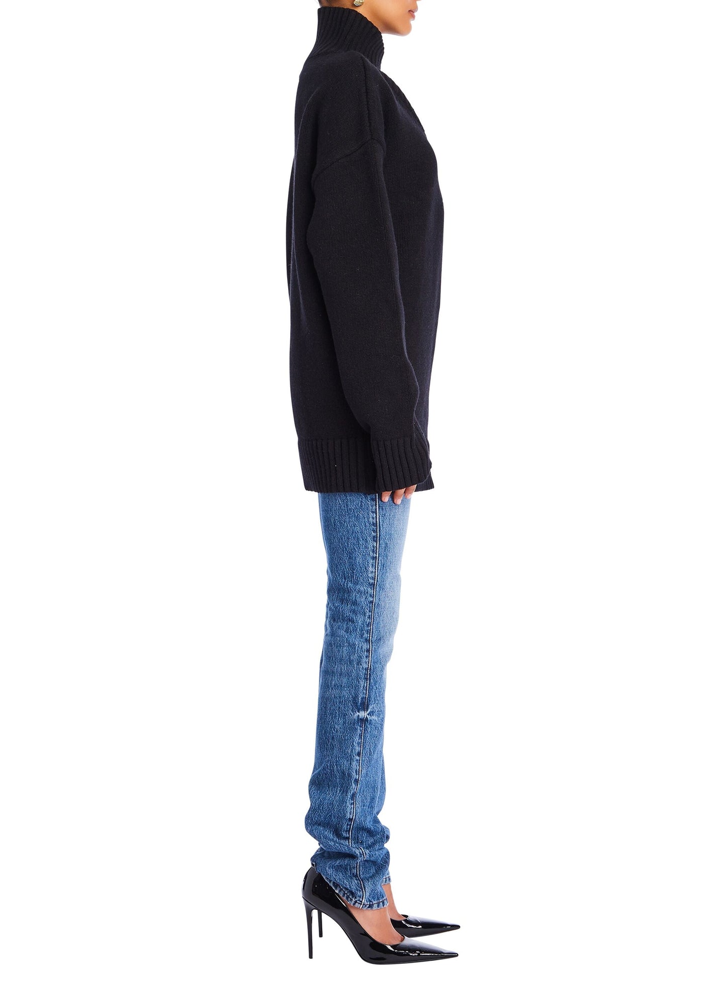Womens | Dessa Chunky Knit Sweater | Black