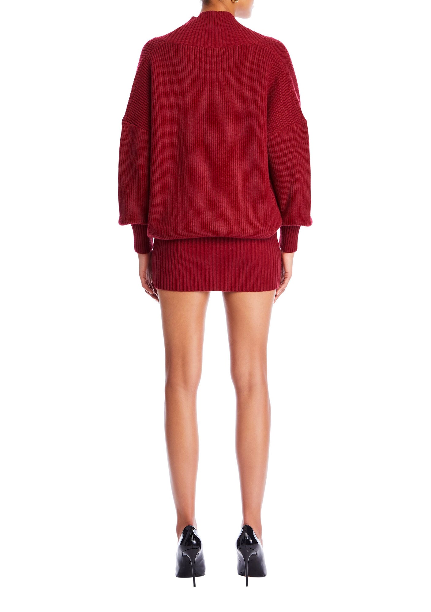 Womens | Neva Knit Sweater Dress | Ruby Red
