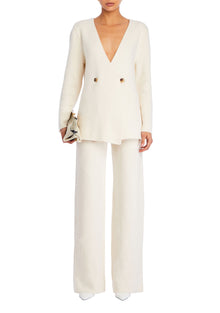 Womens | Juna Knit Pant | Eggshell