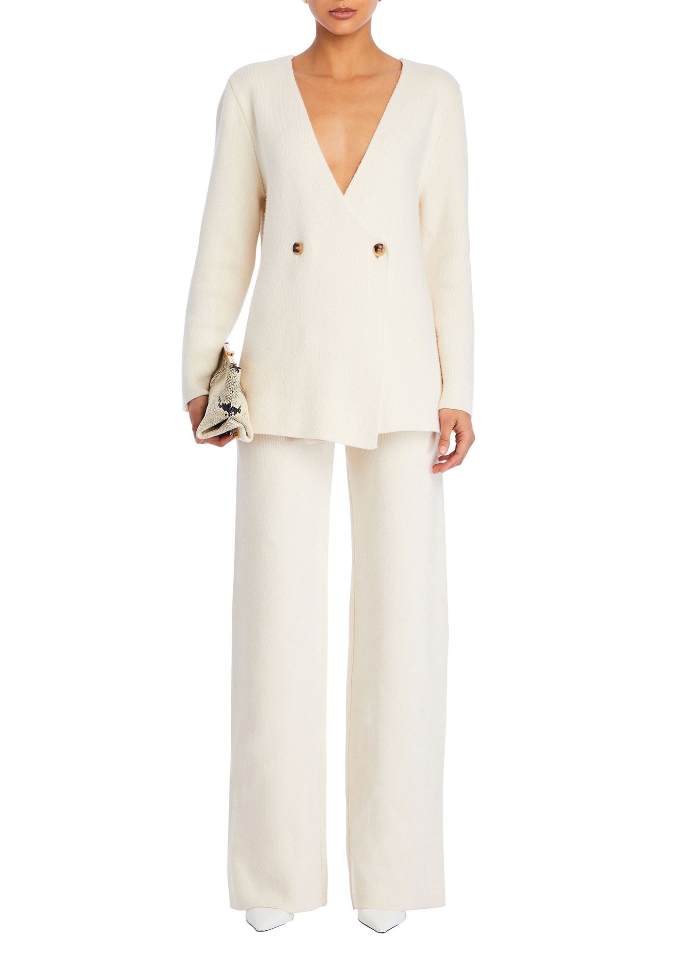 Womens | Juna Knit Pant | Eggshell