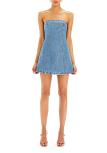 Womens | Jules Strapless Mini Dress | River