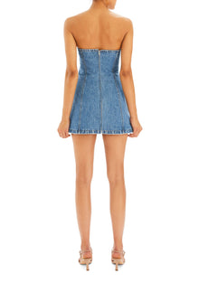 Womens | Jules Strapless Mini Dress | River