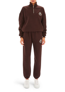 Womens | Asbury Sweatshirt | Ash Brown/White