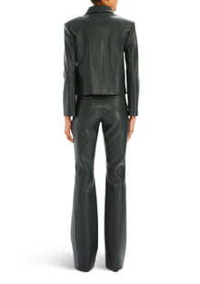 Womens | Asha Vegan Leather Jacket | Forest Green