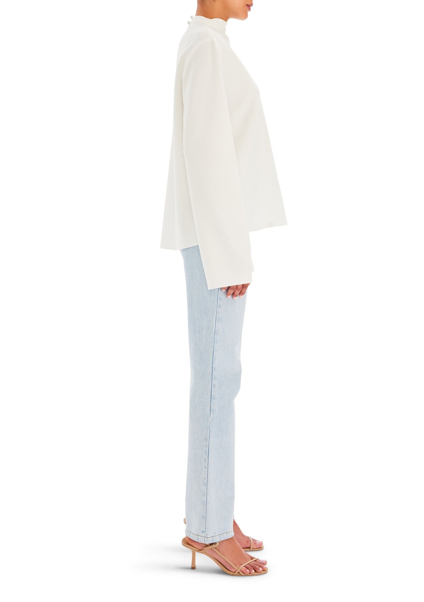 Womens | Carla Blouse | Eggshell