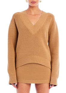 Womens | Cider Sweater | Dark Tan
