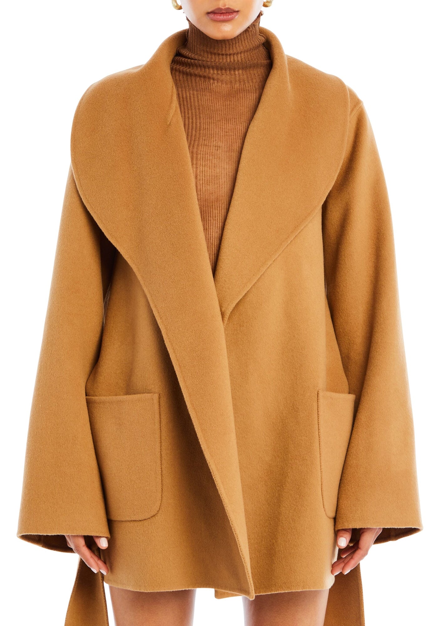 Womens | Dulcetta Wool Coat | Camel