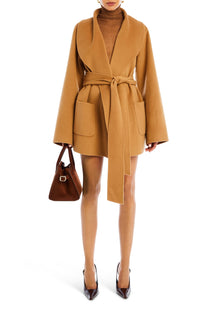 Womens | Dulcetta Wool Coat | Camel