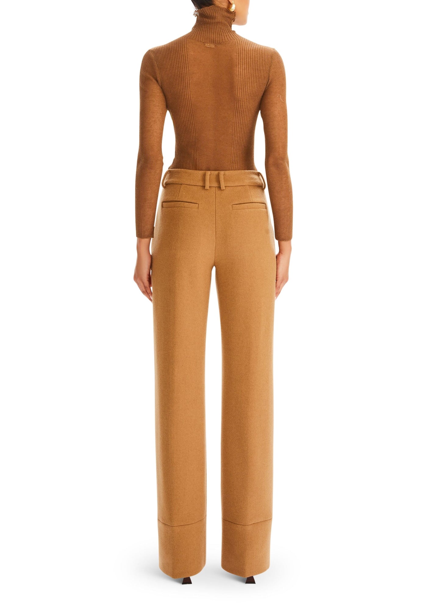 Womens | Cremello Wool Pant | Camel