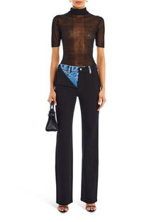 Womens | Natalie Pant | Black/Denim