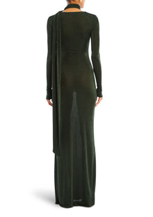 Womens | Raquel Maxi Dress | Forest Green