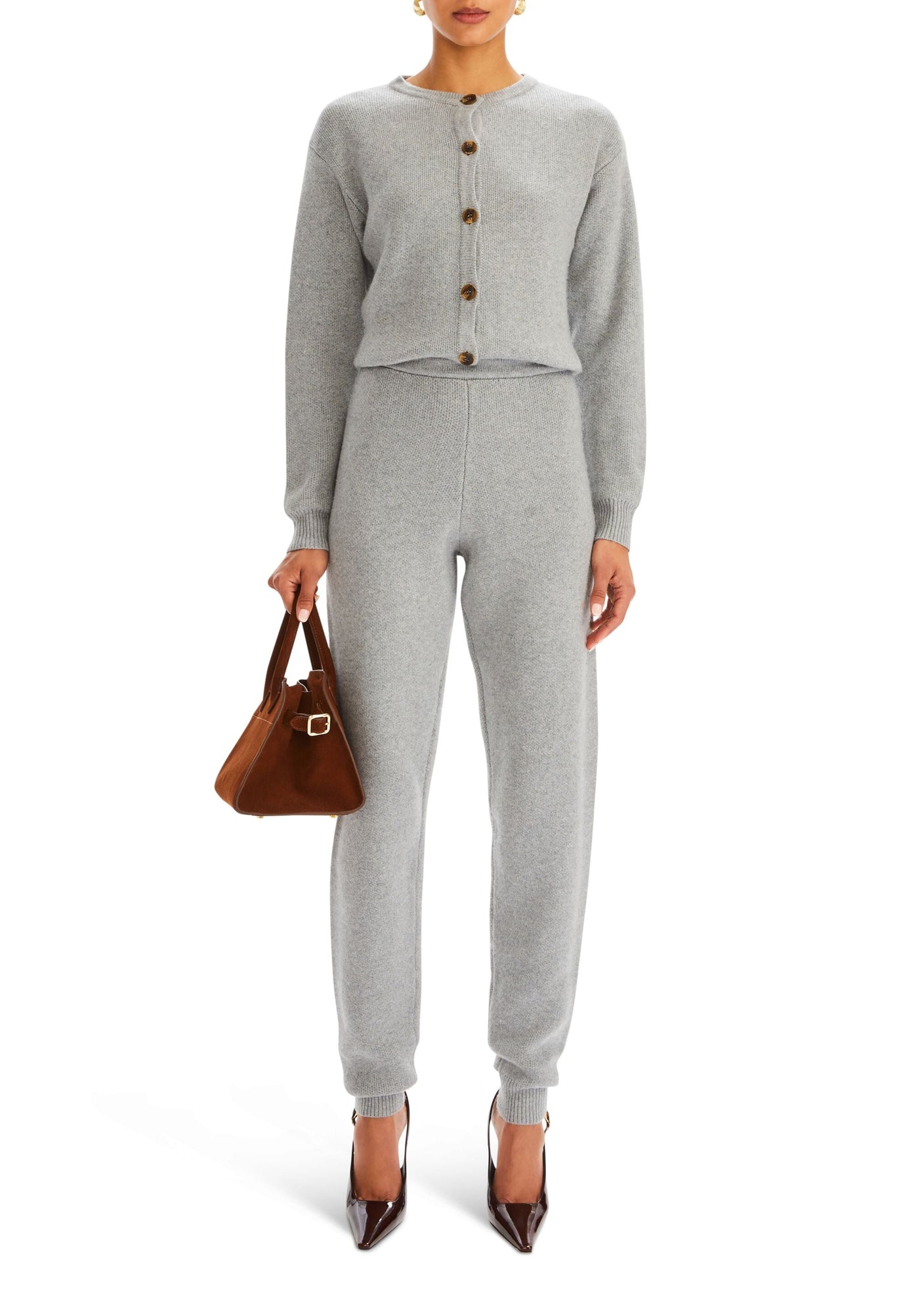 Womens | Wren Jumpsuit | Heathered Grey
