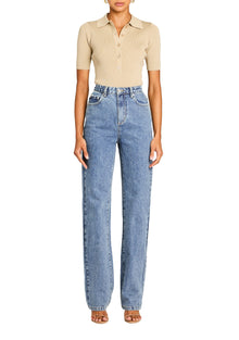 Womens | Brooklyn High Rise Straight Jean | Lakeside