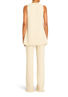 Womens | Gav Boucle Top | Eggshell