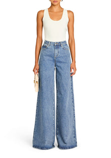 Womens | Lena Ultra Wide Leg Jean | Lakeside