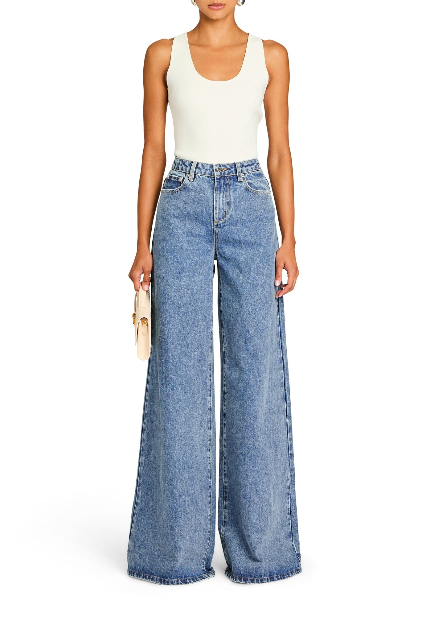 Womens | Lena Ultra Wide Leg Jean | Lakeside