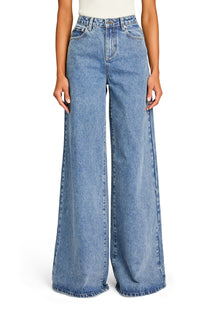Womens | Lena Ultra Wide Leg Jean | Lakeside