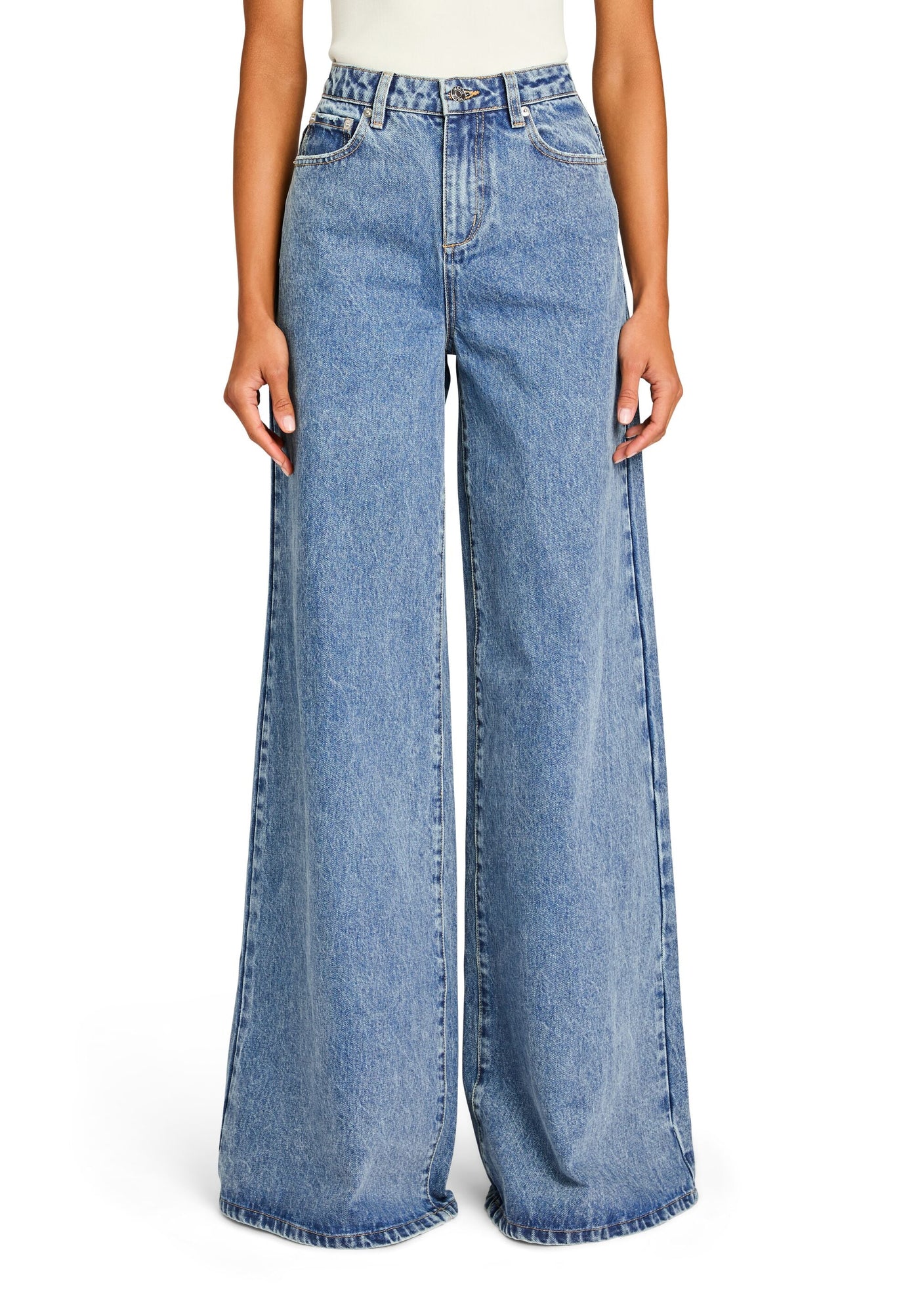 Womens | Lena Ultra Wide Leg Jean | Lakeside