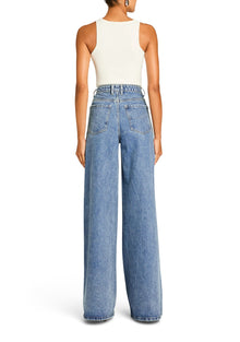 Womens | Lena Ultra Wide Leg Jean | Lakeside