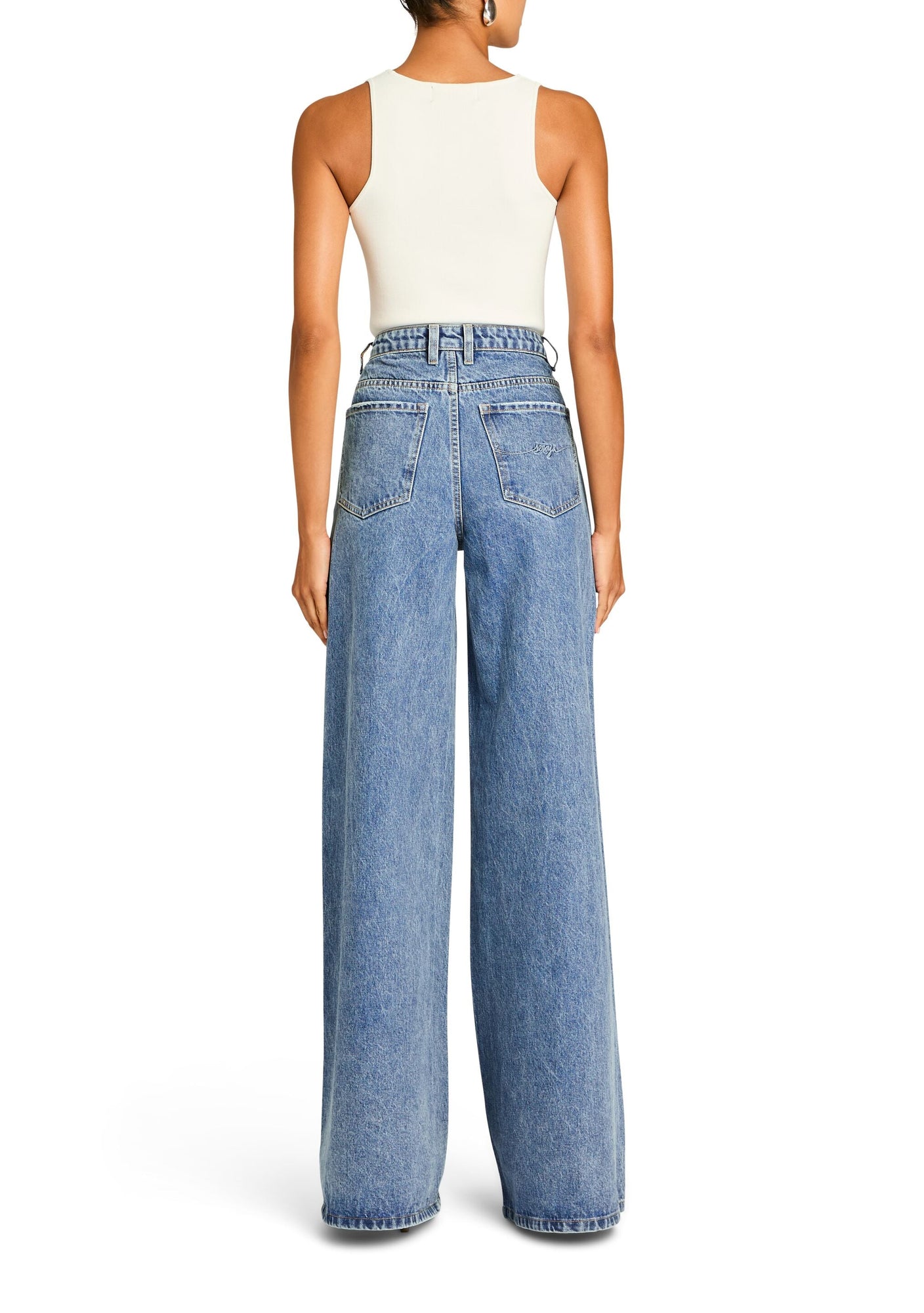 Womens | Lena Ultra Wide Leg Jean | Lakeside