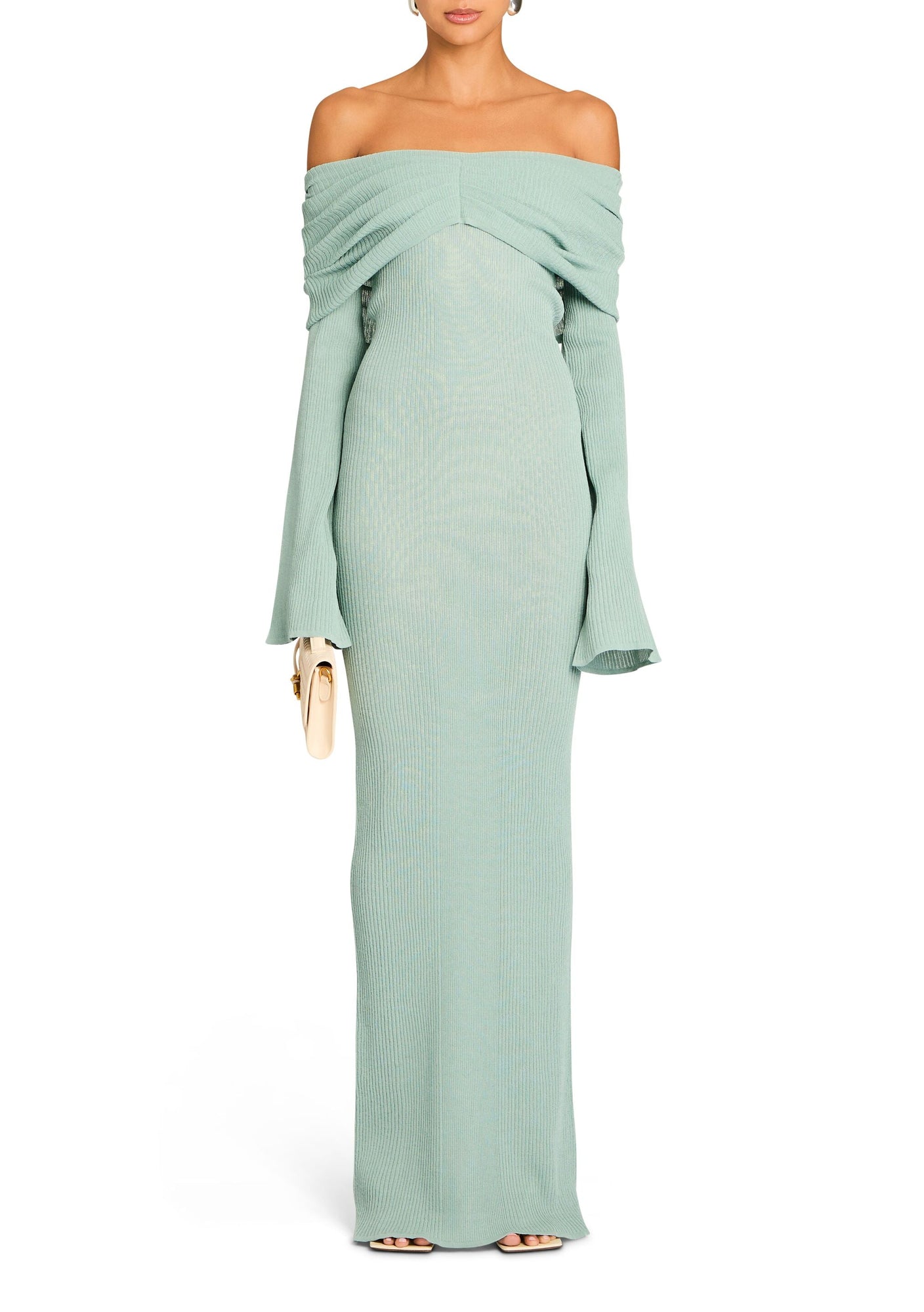 Womens | Xenia Knit Maxi Dress | Frosted Sea