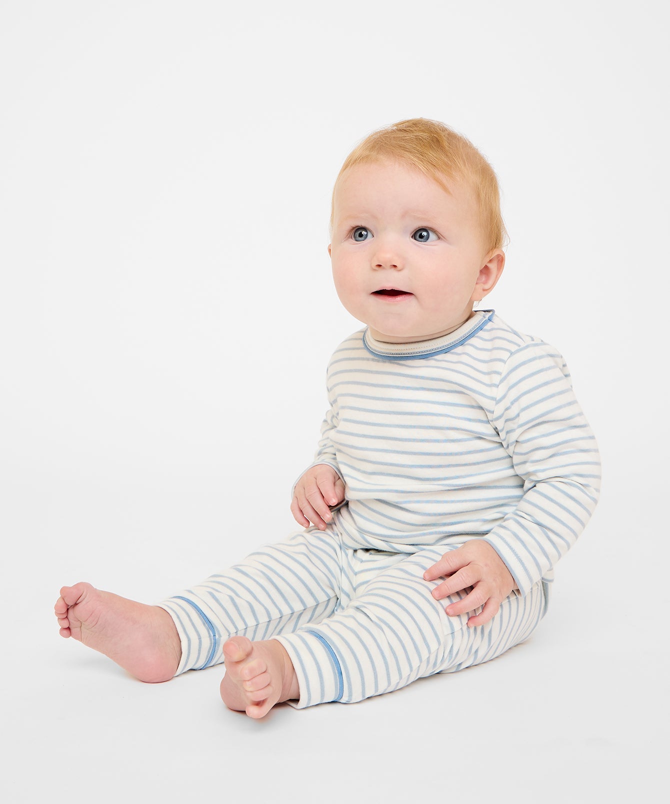 Kids Unisex | Edward Baby T-Shirt | Blue/White
