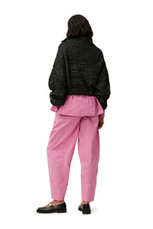 Elasticated Curve Trousers | Cyclamen