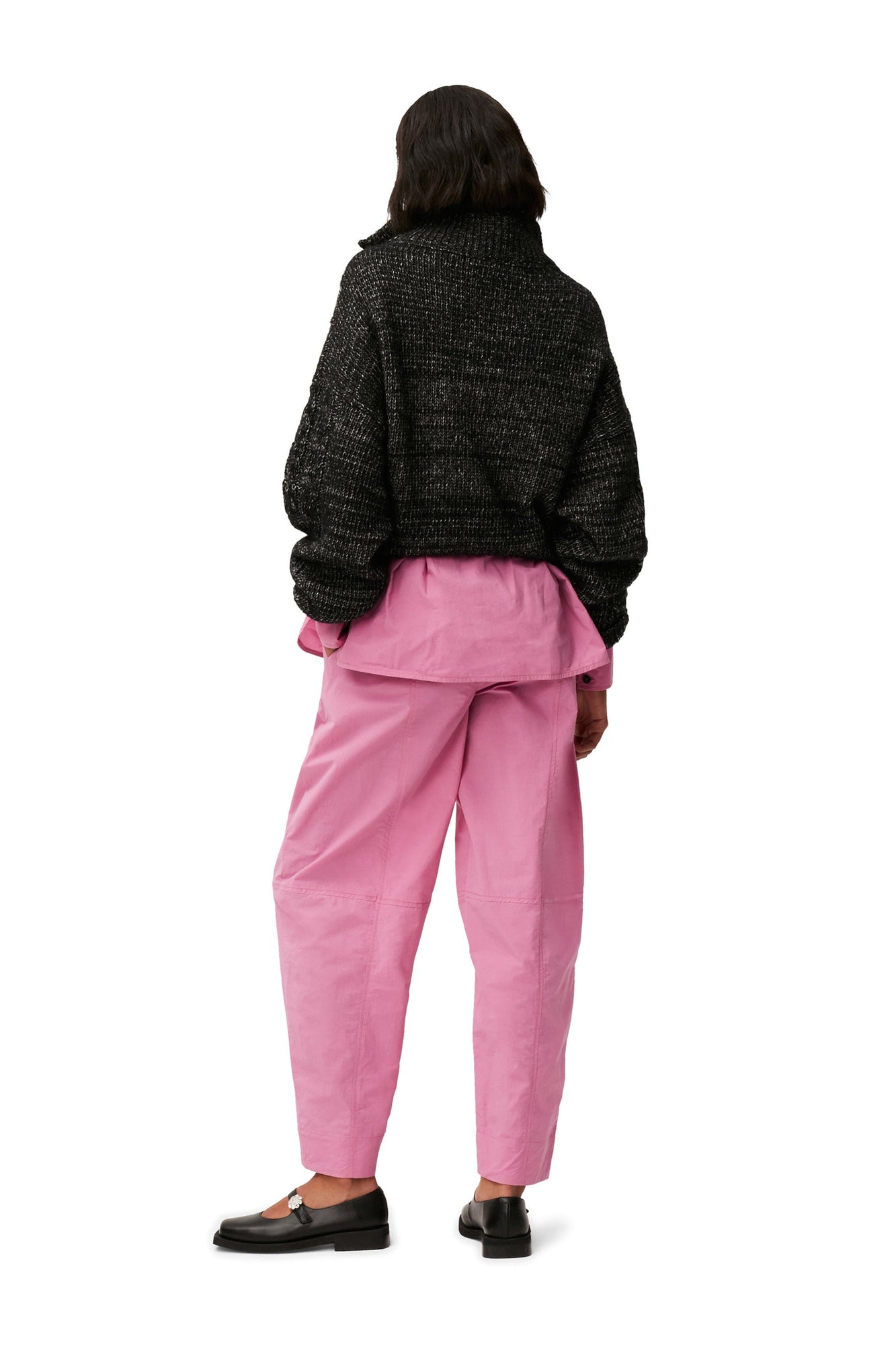 Elasticated Curve Trousers | Cyclamen