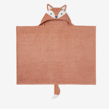 Unisex | Rust Fox Hooded Baby Bath Wrap | Rust