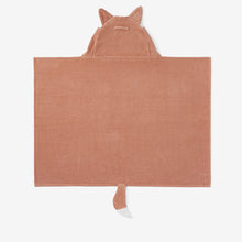 Unisex | Rust Fox Hooded Baby Bath Wrap | Rust