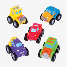 Unisex | Monster Truck Party Squirtie Baby Bath Toys | Multi