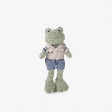 Unisex | Fred the Frog Boxed Plush Rattle Toy | Green