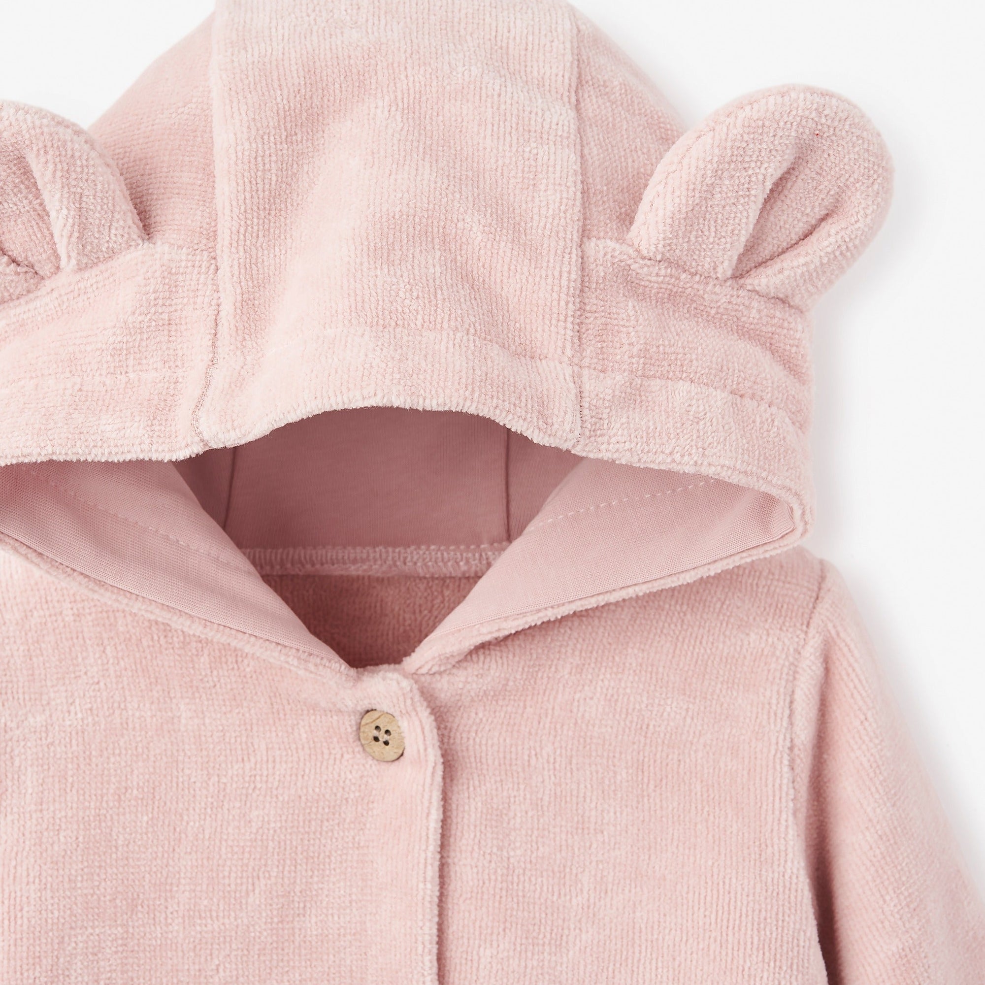 Girls | Pale Pink Seaside Safari Terry Beach Coverup | Pink