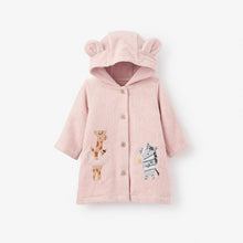 Girls | Pale Pink Seaside Safari Terry Beach Coverup | Pink