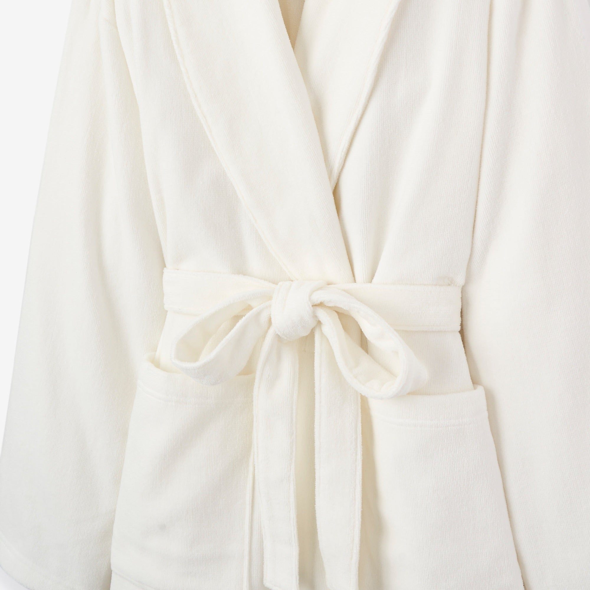 Unisex | White Adult O/S Terry Bath Robe | White