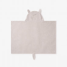 Unisex | Gray Wolf Hooded Baby Bath Wrap | Gray