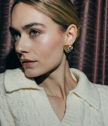 Eliza Heart Earrings - Loren Hope